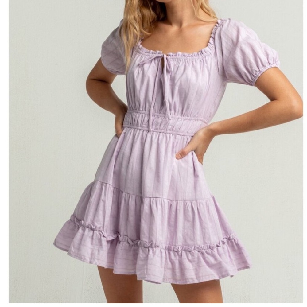 Lost + Wander Lilac Mini Dress